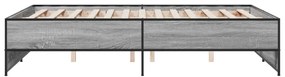 Estrutura de cama 120x200 cm derivados madeira/metal