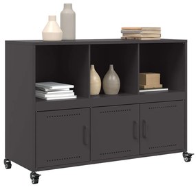 Aparador 100,5x39x72 cm aço preto