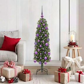 vidaXL Árvore de Natal Artificial Verde 120 cm PVC e Aço e Plástico