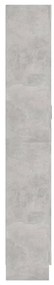 Estante 82,5x30,5x185,5 cm derivados de madeira cinza cimento