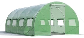 Suporte dobrável para plantas de 4 níveis com prateleira e pés ajustáveis ​​- Preto