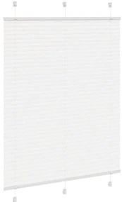 Branco Plissada Cega 110x100cm Largura Tecido 109,4cm Poliéster