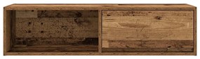 Móvel de TV 100x31x25,5 cm derivados de madeira madeira velha