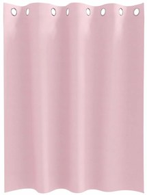 Cortinas com cortinas 2 pcs Rosa Bebê 140 x 140 cm Poliéster