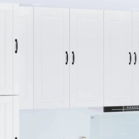 vidaXL Armário de cozinha suspenso com porta Branco 40 x 31 x 100 cm