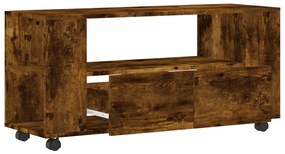 Móvel de TV 102x34,5x43 cm derivados madeira carvalho fumado
