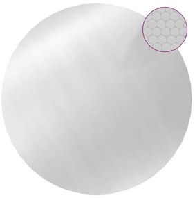 Cobertura para piscina 417 cm PE prateado