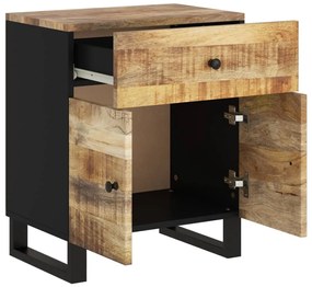 Mesa de cabeceira madeira de mangueira maciça/derivados madeira