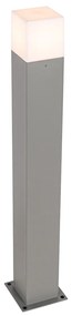 Candeeiro de pé exterior moderno cinzento 70 cm IP44 - Denmark Moderno