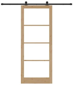 Porta Deslizante com Conjunto de Ferragens 'ORKDAL'93x232 cm