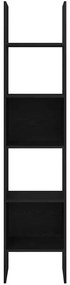 Gabinete de Livros Carvalho preto 40 x 35 x 180 cm