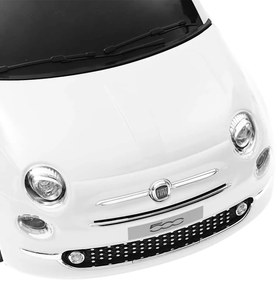 Carro elétrico de criança Fiat 500 branco