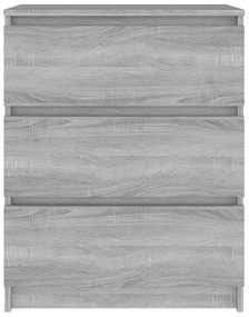 Aparador 60x35x76 cm derivados de madeira cinzento sonoma