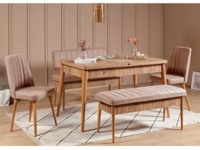 Banco Vina – Atlantic Pine Stone – 110x85x46 cm