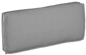 vidaXL Cushion de Paletes para Assento/Costa Cinza 120x50x12 cm Tecido Oxford