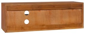 Armário de parede para TV 180x30x30 cm madeira de teca maciça
