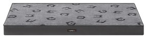 Cama ortopédica para cães 120 x 74 x 10 cm tamanho XXL Cinzento 