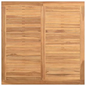 Mesa de centro Castanho 85 x 85 x 45 cm Madeira de teca sólida