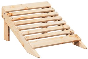Cadeira adirondack com otomana madeira de abeto maciça