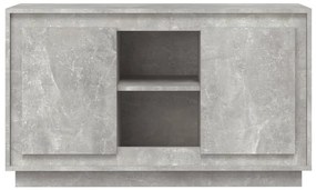 Aparador 102x35x60 cm derivados de madeira cinzento cimento