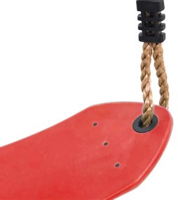 Assento de baloiço infantil vermelho