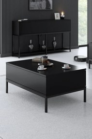 Mesa de Centro Lord – Preto – 90x40x60 cm