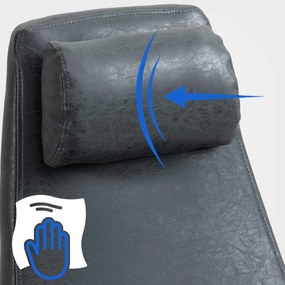 Cadeira de Escritório Pocatello Industrial Loft Estilo Antigo Preto