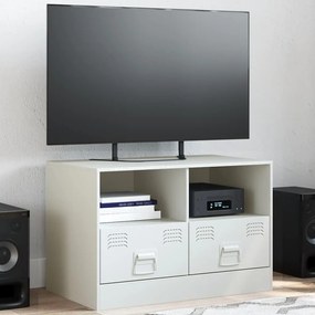 Móvel de TV 67x39x44 cm aço branco