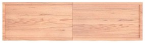 Prateleira de parede 220x60x(2-6) cm carvalho tratado castanho