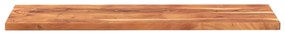 Tampo de mesa retangular 140x60x2,5 cm madeira de acácia maciça