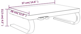 Suporte para monitor 37x28x11,5 cm preto