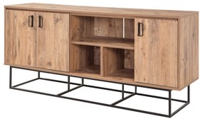 Console Quantum – Atlantic Pine Black – 180x80x40 cm