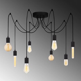 Chandelier Kabluni – Preto – 156 x 156 cm