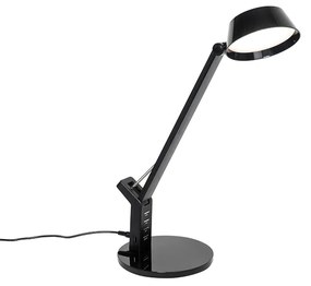 Candeeiro de mesa preto LED conexão USB - EDWARD Design