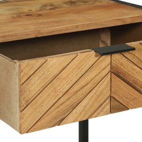 Mesa Console 90x35x75 cm Madeira Maciça Acácia
