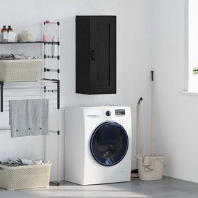 vidaXL Armário de parede Carvalho Preto 34,5 x 34 x 90 cm