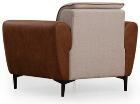 Sofá de 1 Lugar Aren – Bege – 100x85x85 cm