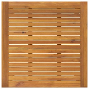 Conjunto de Jantar para Jardim 3 pcs Cinzeto 85 x 85 x 74 cm