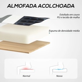 Cadeira Escritório ou Gaming com Altura Ajustável Suporte Lombar e Apoio para a Cabeça 60,5x67x107,5-116,5 cm Multicor