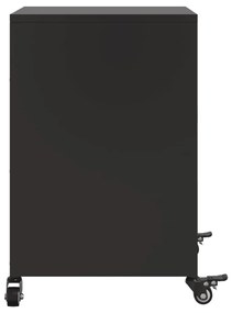 Mesa de cabeceira 36x39x59 cm aço preto