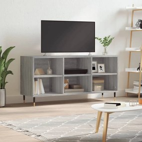 vidaXL Móvel de TV 103,5x30x50 cm derivados de madeira cinzento sonoma