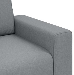 Cadeira de Sofá vidaXL Cinza Claro 59 cm em Tecido