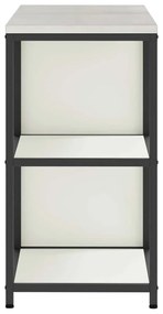 Conjunto de Armazenamento de Cozinha 2 pcs Branco