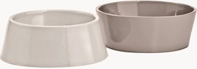 Taças para animais de estimação em porcelana Doppio, conjunto de 2, vários tamanhos