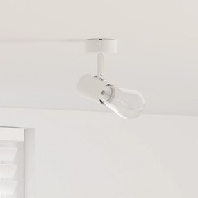 vidaXL Spotlight de Teto 1 Via Ajustável Branco E27