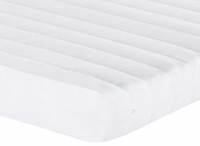 Colchões de espuma 2 pcs 90x200 cm 7 zonas dureza 20 ILD branco