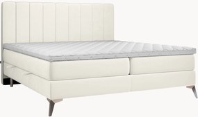 Cama divã em veludo artesanal com arrumação Aggaz, H3