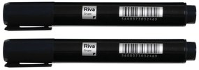 Marcador Permanente RIVA Preto – Pack 2 Unidades