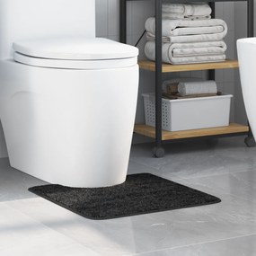 Tapete de Banho U-Shaped Cinza Escuro 50x50 cm Polipropileno Antiderrapante