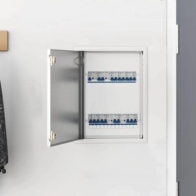 vidaXL Painel de Acesso Branco 43.5 x 33 x 3 cm Aço